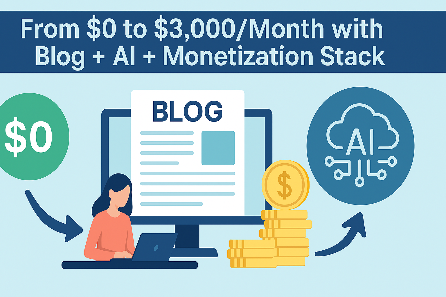 Blog AI monetization stack
